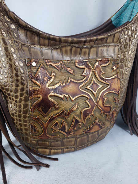 Classic Steerhead Crossbody Bag – Wild Lace Beadwork