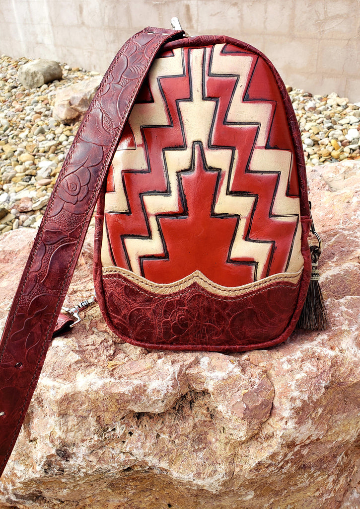 Navajo Steerhead Tote Shoulder Bag – Wild Lace Beadwork