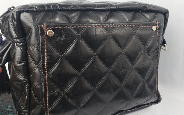 Raw Edge Spike Hip Bag (Black) – Hollis Leather