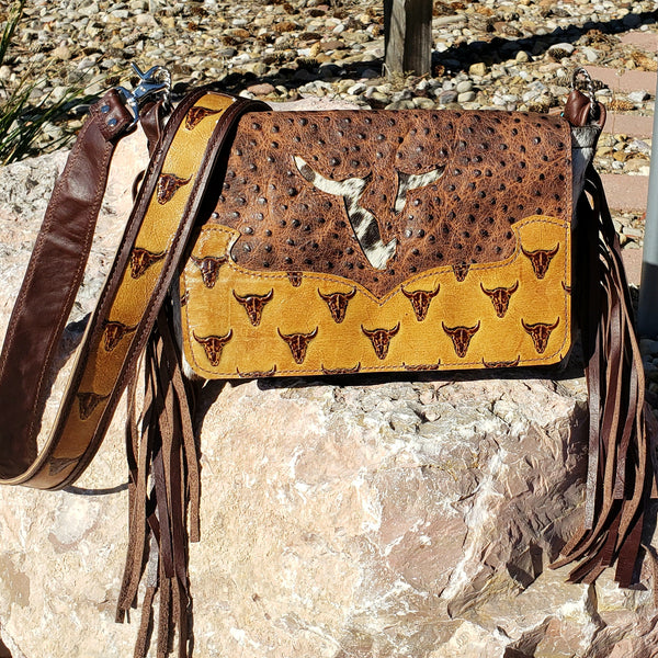 Louis Vuitton upcycled vintage repurposed vintage cowhide leather