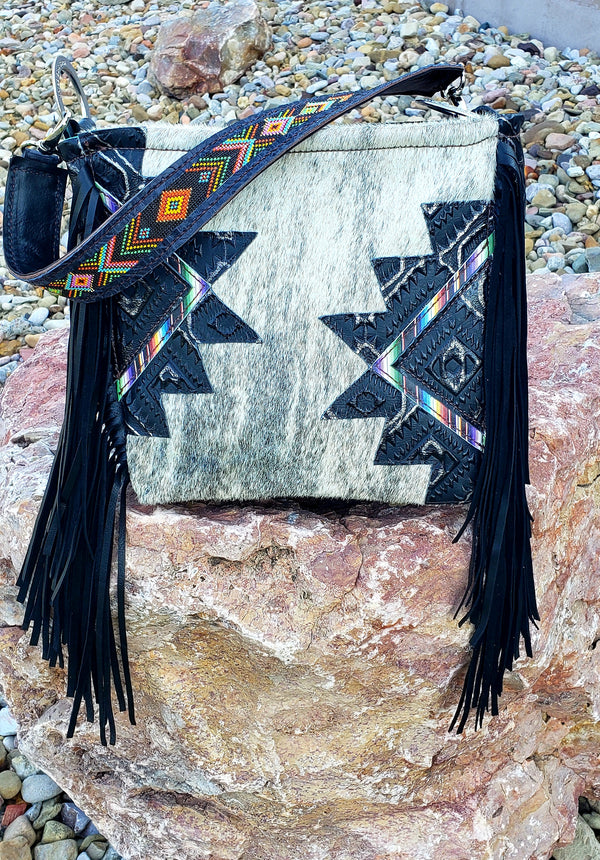 Aztec Handbeaded Shoulder Bag