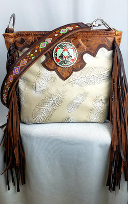 Thunderbird Handbeaded Shoulder Bag