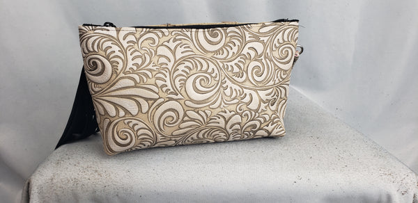 Rose Swirl Wristlet Clutch