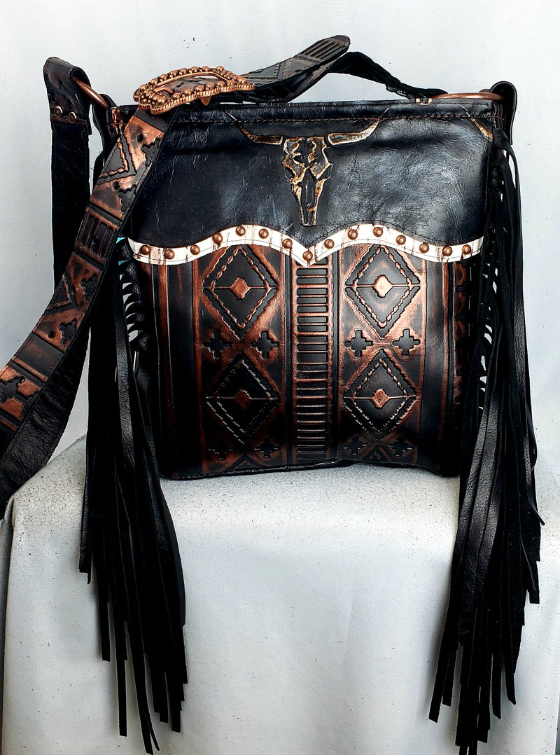 Semi Custom 11" by 12" by 3" Crossbody Bag